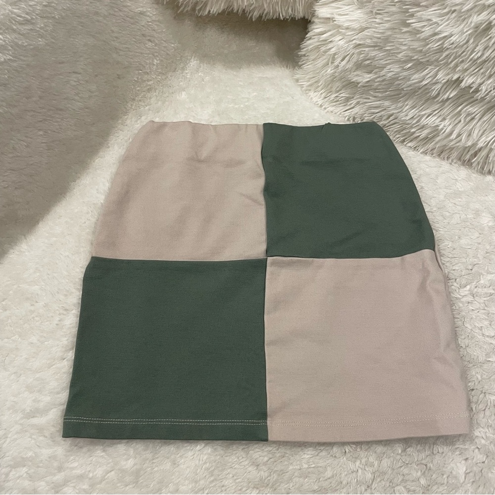 Altar'd State Checkered Mini Skirt